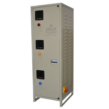 Servo Stabilizer 10 KVA to 22.5 KVA, Suitable For Elevator, Treadmill, Water Pumps, Bungalows - Gelco Electronics Pvt. Ltd.